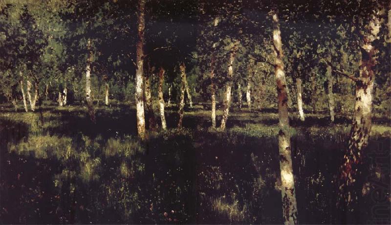 Levitan, Isaak Silver birch china oil painting image